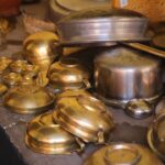 how to store Indian cookware and utensils in small kitchen