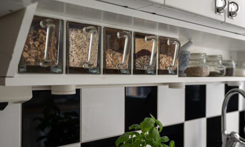 how to organize a small Indian kitchen with limited space